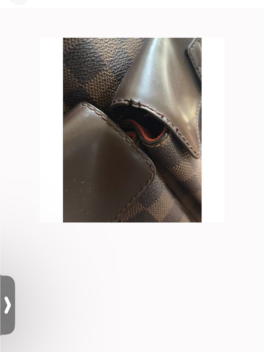 Louis Vuitton Black and Brown Checkered shoulder bag - Picture 9 of 11
